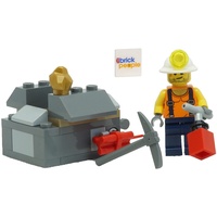 LEGO City: Miner Worker with Dynamite and Diamond Crystal