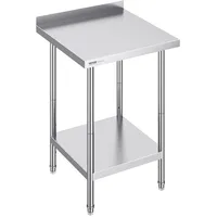 Vevor Edelstahl-Arbeitstisch, gewerblicher Arbeitstisch zur Lebensmittelzubereitung, robuster Arbeitstisch aus