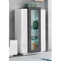Home Affaire Vitrine Coro 80 x 38 x 120,5 cm Schwarz/Weiß