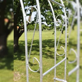 DanDiBo Ambiente Rosenbogen 140 x 0 x 0 cm Silber