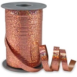 PRÄSENT Geschenkband HOLLY Holographic rosegold 10 mm x 200 m