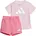Kinder Sportanzug Essentials Kids Set Größe 92 in Pink CLPINK/WHITE