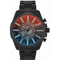 Diesel Herren Analog Quarz Uhr mit Edelstahl Armband DZ4689