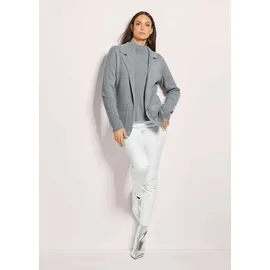 Madeleine Strickjacke aus Merinowolle und Kaschmir grau 42