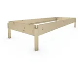 TUGA-Holztech Massivholzbett TUGA-Holztech Stapelbett Horst 70 cm x 200 cm 34 cm Fichte, Breite 70 80 90 100 120 Länge 140 160 190 200 210 220 H=24/34/44 cm 70 cm x 200 cm x 34 cm