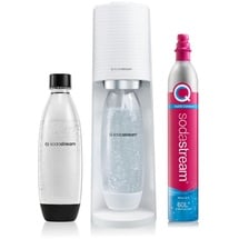 Sodastream Terra white + PET-Flasche 1 l + Zylinder