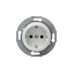 Steckdosen-Einsatz (polarweiß)