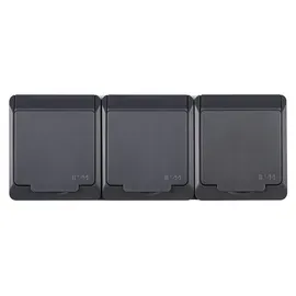 Elektro-Plast Elektroplast Hermes 3Pl Antracit Ip44, 0326-07
