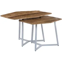 Beistelltisch Couchtisch Tisch Kaffeetisch Wohnzimmertisch 2er Set WOMO-DESIGN®