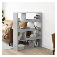 vidaXL Raumteiler 100 x 33 x 125,5 cm Grau