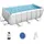 BESTWAY Power Steel Frame Pool Set 412 x 201 x 122 cm inkl. Sandfilter