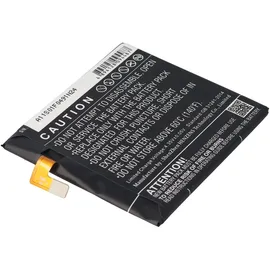 AccuCell Akku passend für Sony Ericsson XPERIA T3, Li-Polymer, 3,8V, 2500mAh, 9,5Wh, built-in, ohne Werkzeug