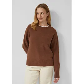s.Oliver Longpullover aus Bouclé Braun XL