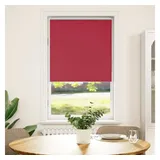 vidaXL Verdunkelungsrollo 65 x 130 cm rot