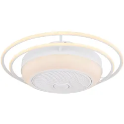 LED Deckenventilator, Fernbedienung, 73 cm