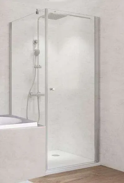 Breuer FARA 5 Drehtür für verkürzte Seitenwand - Duschkabine