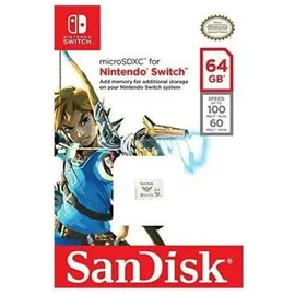 SanDisk Nintendo Switch microSDXC UHS-I U3 Class 10 64 GB weiß