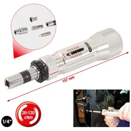 KS Tools Drehmomentschraubendreher 1/4" Mikrometerskala 20-120 cNm (516.3225)