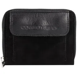 Cowboysbag Wallet Calmar Geldbörse Leder 12.5 cm black-black