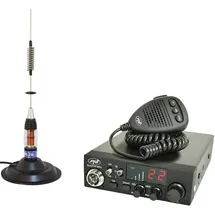 PNI Paket CB PNI Escort HP 8024 ASQ-Funk,12-24 V, 40 Kanäle, 4 W+ CB PNI ML70-Antenne mit Magnet