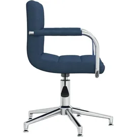 vidaXL Bürostuhl Stoff Blau