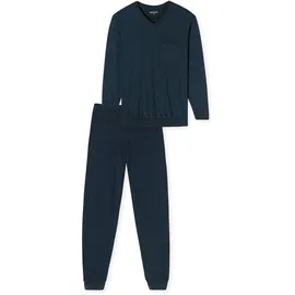 SCHIESSER Pyjama Comfort Essentials Blau M (50)