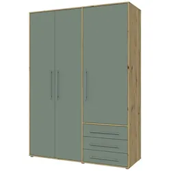 Kleiderschrank  Morley , holzfarben , Maße (cm): B: 144,4 H: 200 T: 53