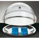APS Buffetvitrine Thermo-Set silber Ø 38,0 cm, 1 St.