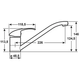 CORNAT Fabio Niederdruck chrom FAB52