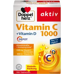 Doppelherz Vitamin C 1000 + Vitamin D