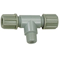 Riegler T-Einschraubverschraubung G 1/8 a., für Schlauch 6/8 mm,