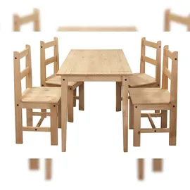 Möbilia Essgruppe 1 Tisch und 4 Stühle