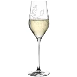 LEONARDO 6er Set Leonardo Champagnerglas Boccio 340 ml Kristall, Kristalloptik Transparent Klar