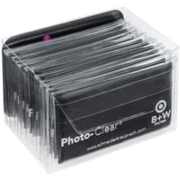 B+W Photo Clear Box schwarz 12 Stück Microfasertuch