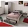 Parisot Kinder- und Jugendzimmer 3-tlg "Fabric 2" Esche-grau NEU