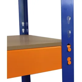 Monster Racking Lagerregal Stahl 150 cm blau/orange