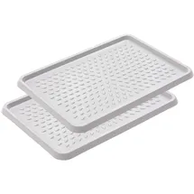 branq home essential Schuhablage 54 x 38,5 x 3 cm Hellgrau