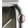 Apple Watch Series 9 GPS + Cellular 45 mm Edelstahlgehäuse silber, Milanaise Armband silber One Size