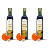 Kürbiskernöl kaltgepresst 3 x 250 ml Organic Oils Cucurbita Pepo Seed Oil