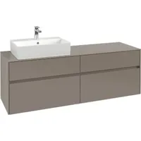 Villeroy & Boch Collaro Waschtischunterschrank C13500VN 160x54,8x50cm, Waschtisch links