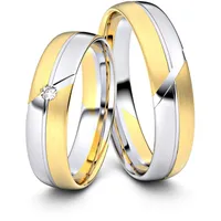 Trauringe Bad Oeynhausen 750er Weifl-/Gelbgold - 4359