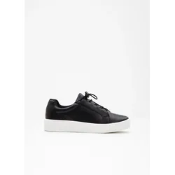 bonprix Komfort Sneaker, schwarz, 36, Vegan