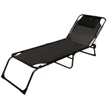 marbueno summer Marbueno Sonnenliege 190 x 58 x 27 cm Schwarz