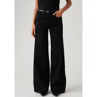 Levi's 318 Shaping Wide Leg Jeans Soft Black 30