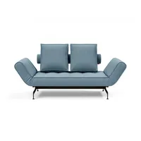 3-Sitzer INNOVATION LIVING TM "Ghia Schlafsofa mit Taschenfederkern, Breite 210cm, Tiefe 93cm", blau (hellblau), B:178cm H:83cm T:93cm, Sofas, eine große Liegefläche mit geringer Stellfläche, beidseitig abklappbar