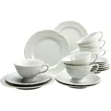 CreaTable Maria Theresia Kaffeeservice 18-tlg. weiß