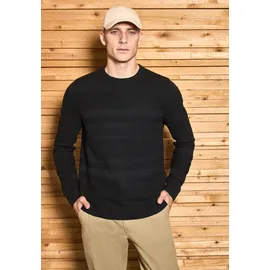 STREET ONE Rundhalspullover Schwarz M