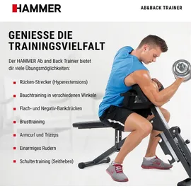 Hammer Ab&Back Trainer schwarz