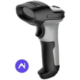 Inateck AI Barcode Scanner Bluetooth, Handheld USB Kabelloser 1D Scanner, Handscanner mit APP und SDK, 180 Tage Standby mit Einer Ladung, Automatisches Schnelles und Präzises Scannen, BCST-70 AI