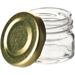 Deckel für Miniglas, TO 43 - goldfarben - 1 Deckel